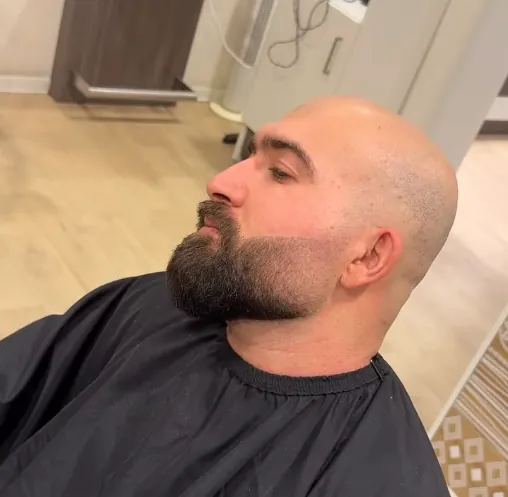 Bartkontur mit Skin Fade